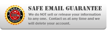 Our Email Guarantee - We Do NOT Sell Your Information